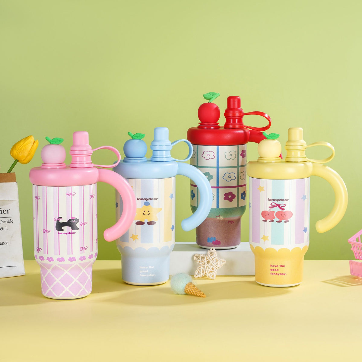 Kawaii Steel Tumbler (800ML)