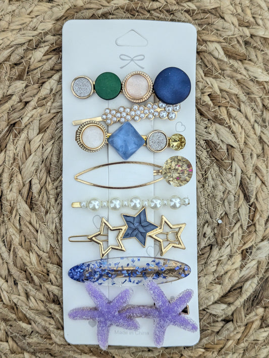 Starfish Barrettes