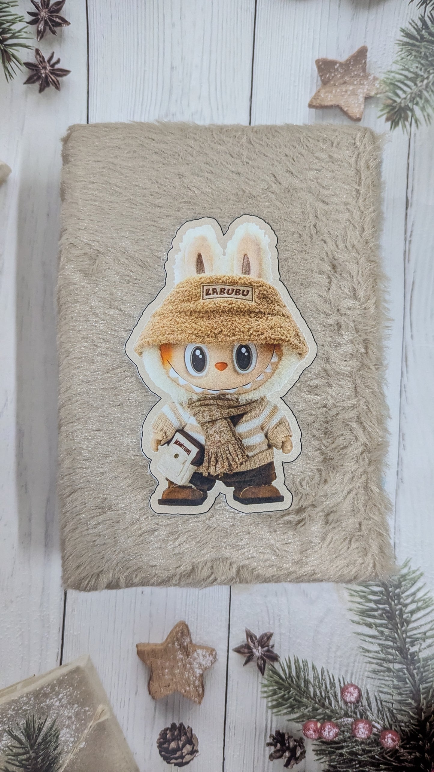 A5 Fur Diary Labubu