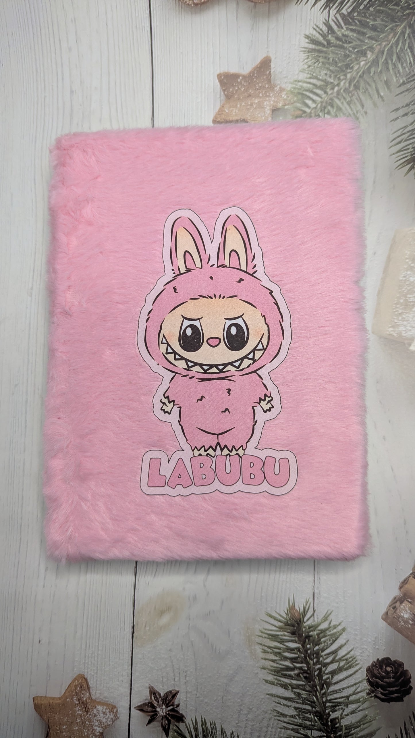 A5 Fur Diary Labubu