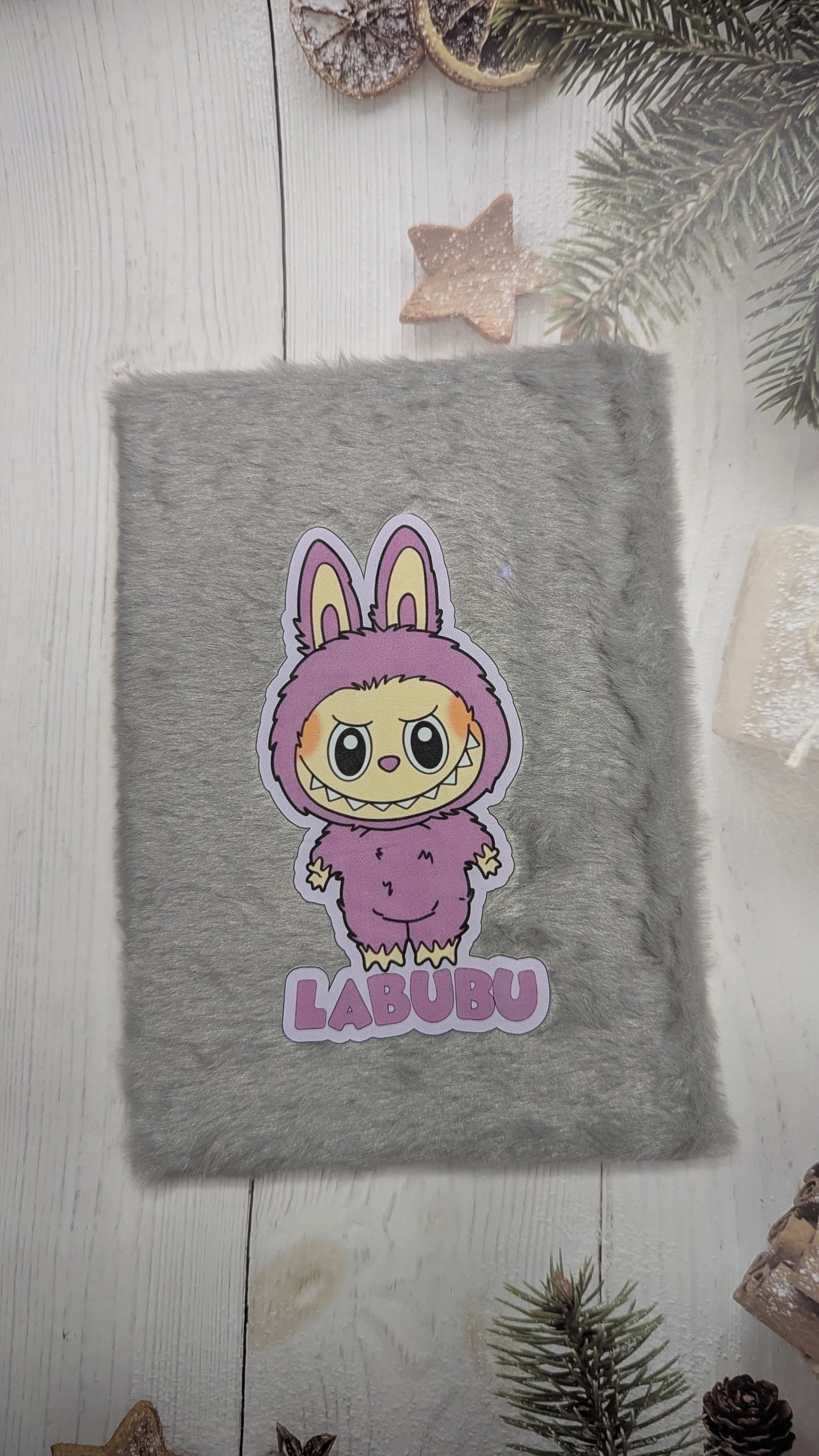 A5 Fur Diary Labubu
