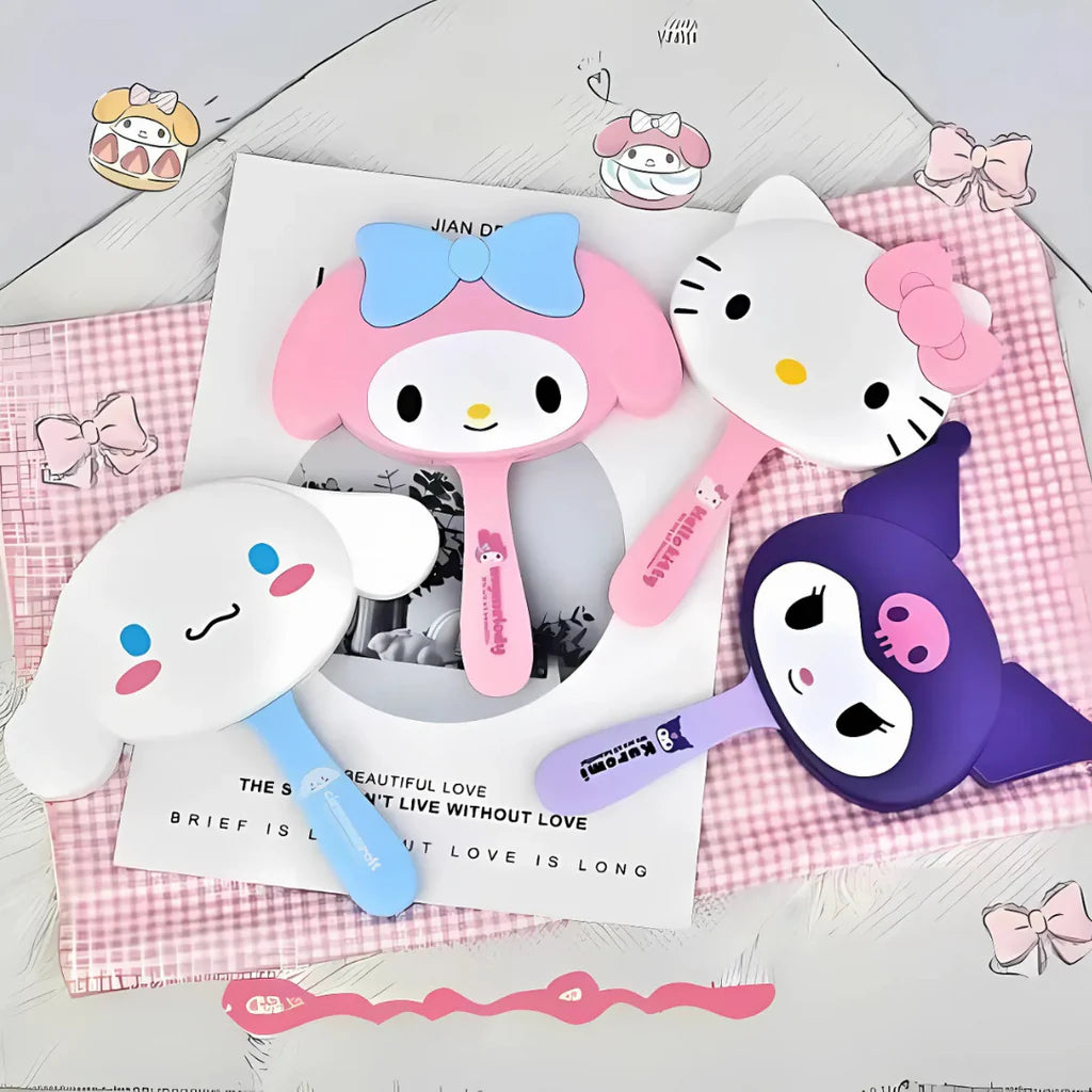 Sanrio Mirror with Comb (1 Pc)