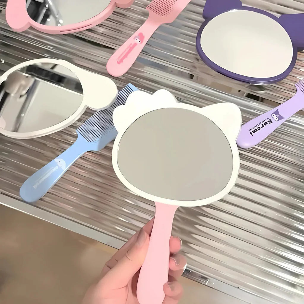 Sanrio Mirror with Comb (1 Pc)