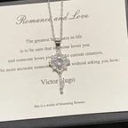 Four-Leaf Clover Key Necklace