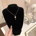 Four-Leaf Clover Key Necklace