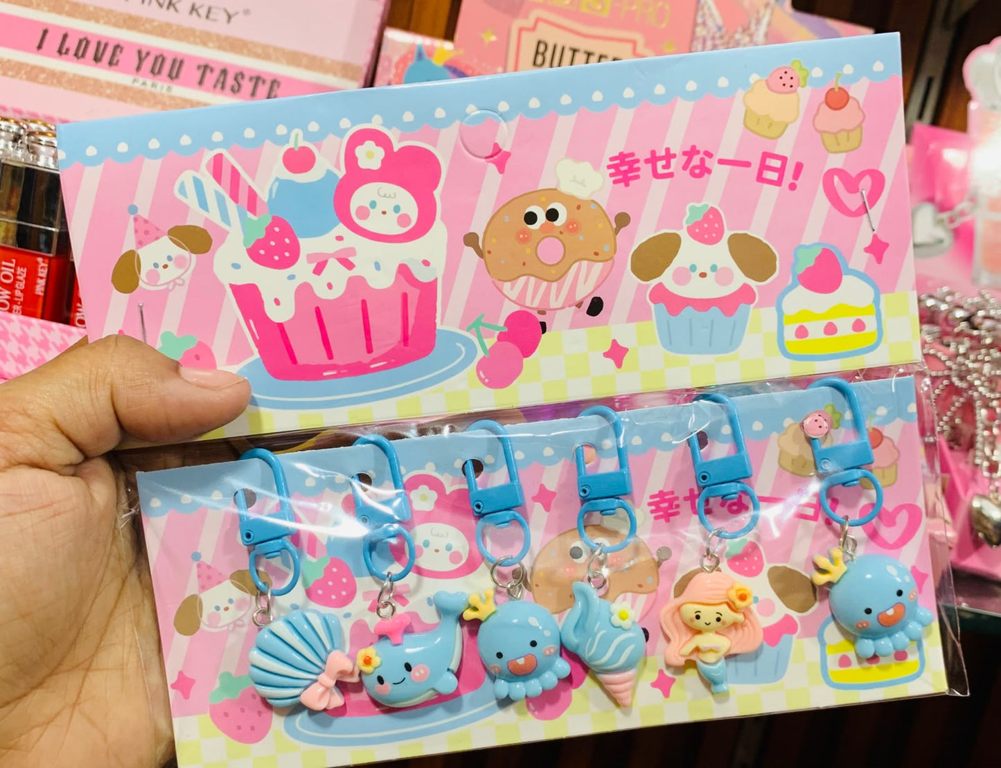 Key Charms Assorted Designs(Pack of 6)