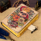 Vintage Leather Skull Journal: Book of Shadows