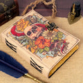 Vintage Leather Skull Journal: Book of Shadows