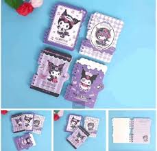 A8 - Small Kuromi Spiral Bound Diary