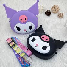 Silicon Sling Purse Kuromi