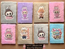 A5 Fur Diary Labubu