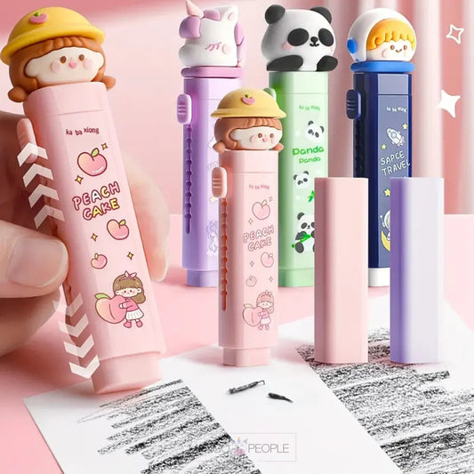 Cute Retractable Erasers