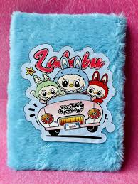 A5 Fur Diary Labubu