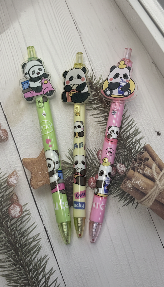 Panda Themed Fancy Gel Pen (1 Pc)