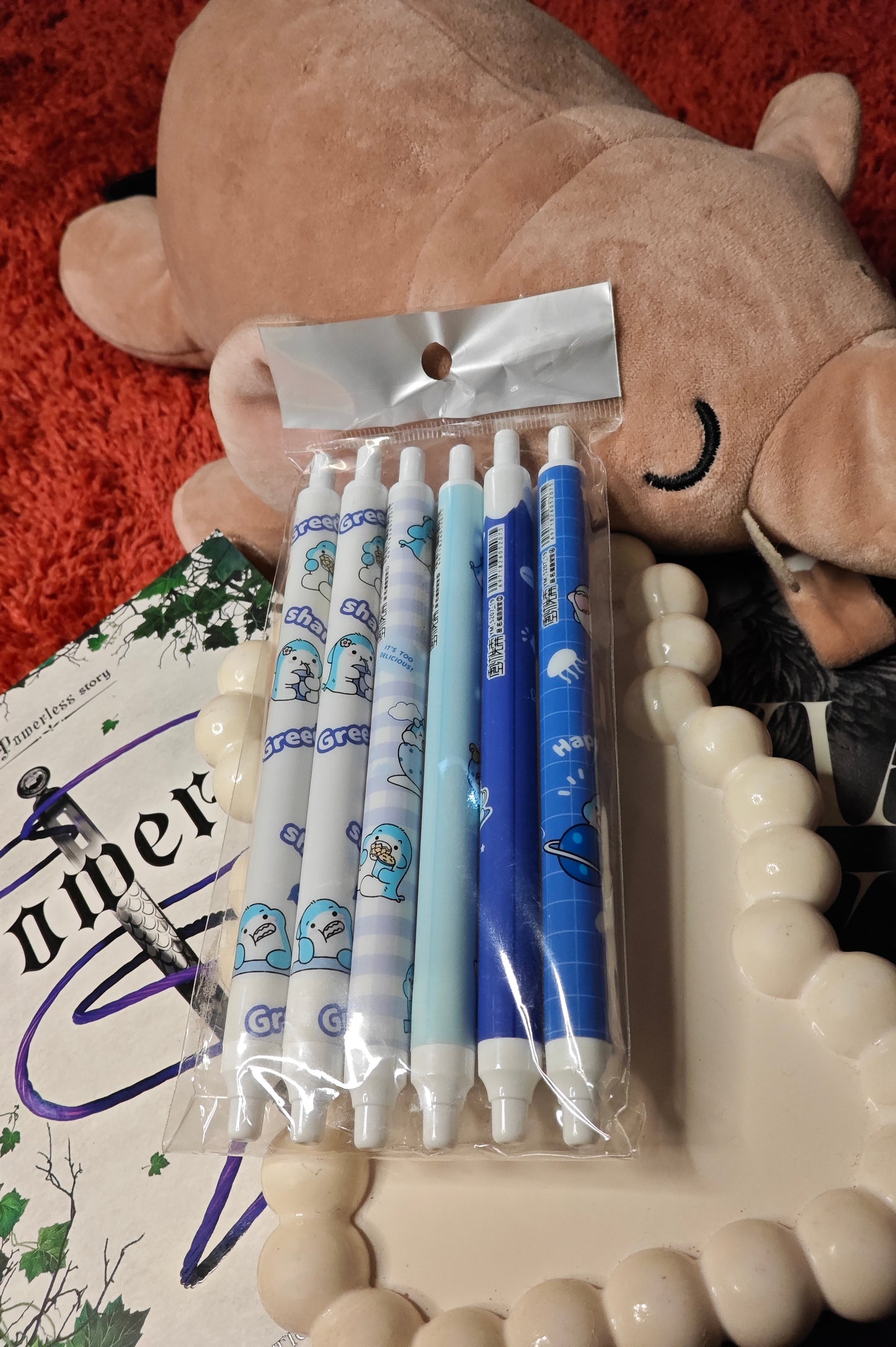 Printed Gel Pen (Set of 6)