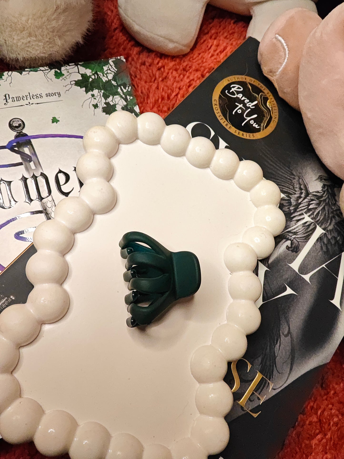 Korean matt hair claw small