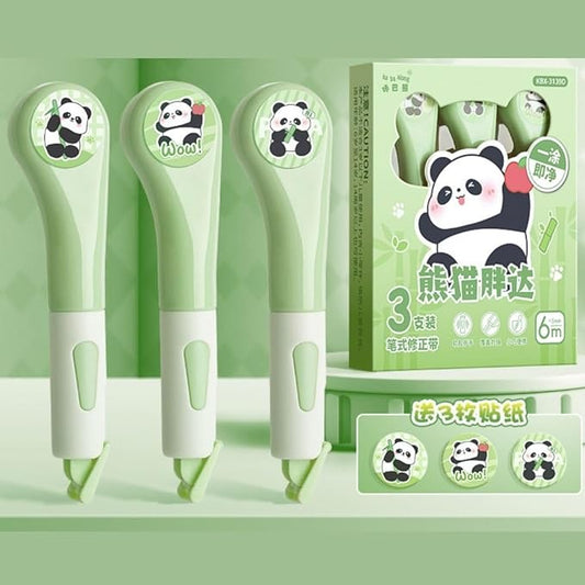 Cute Panda Correction Tape Set of 3