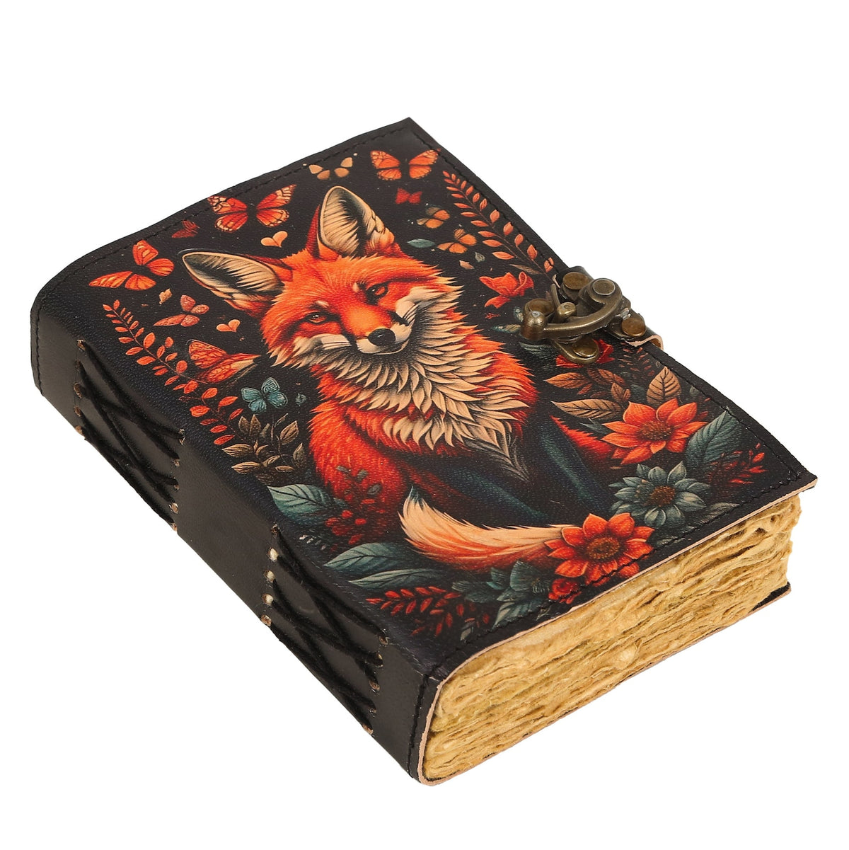 Fox Grimoire with Antique Buckle