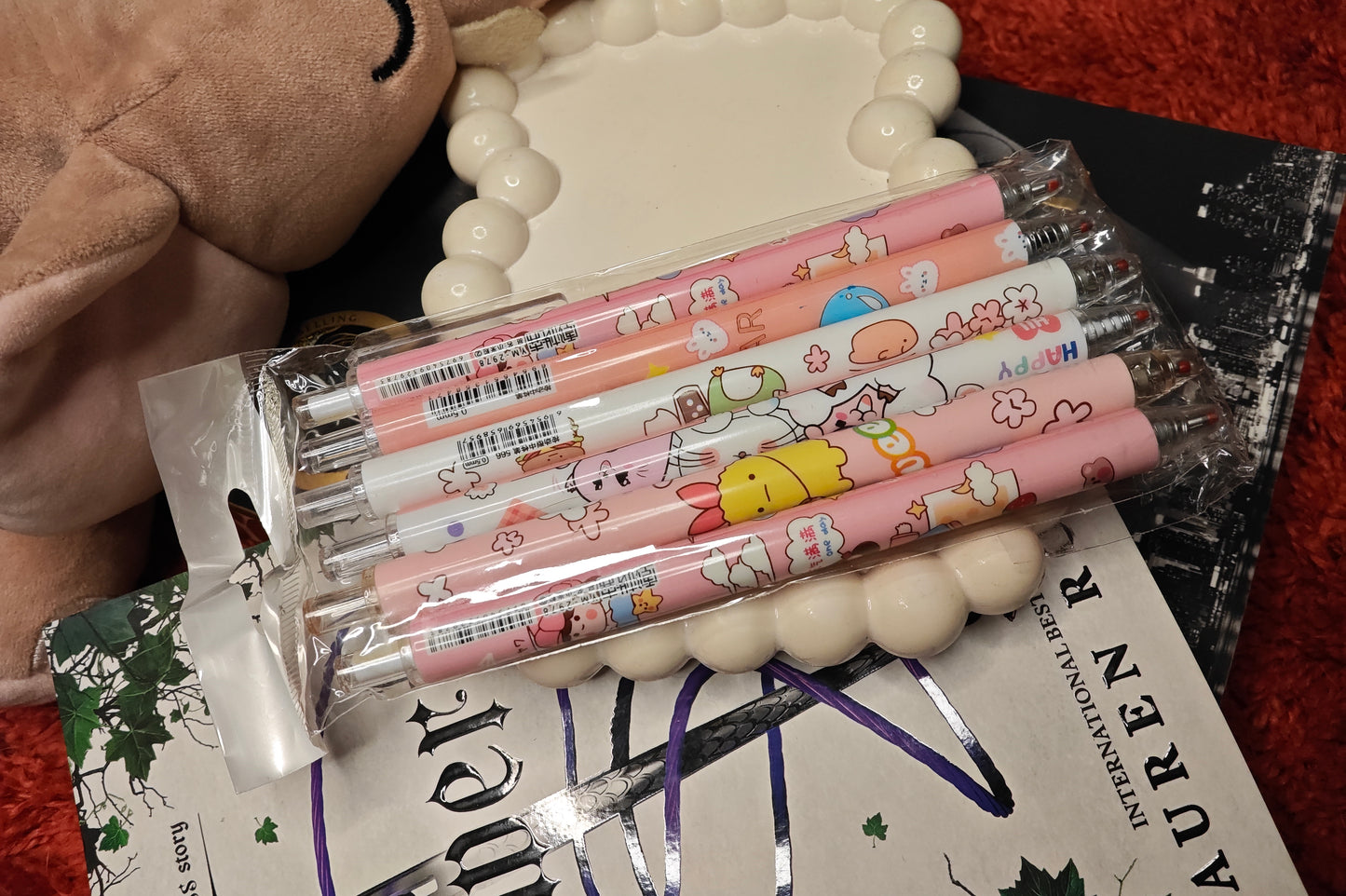 Printed Gel Pen (Set of 6)