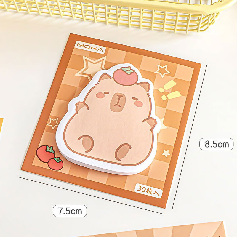Cute Capybara Sticky Notes (1 Pc)