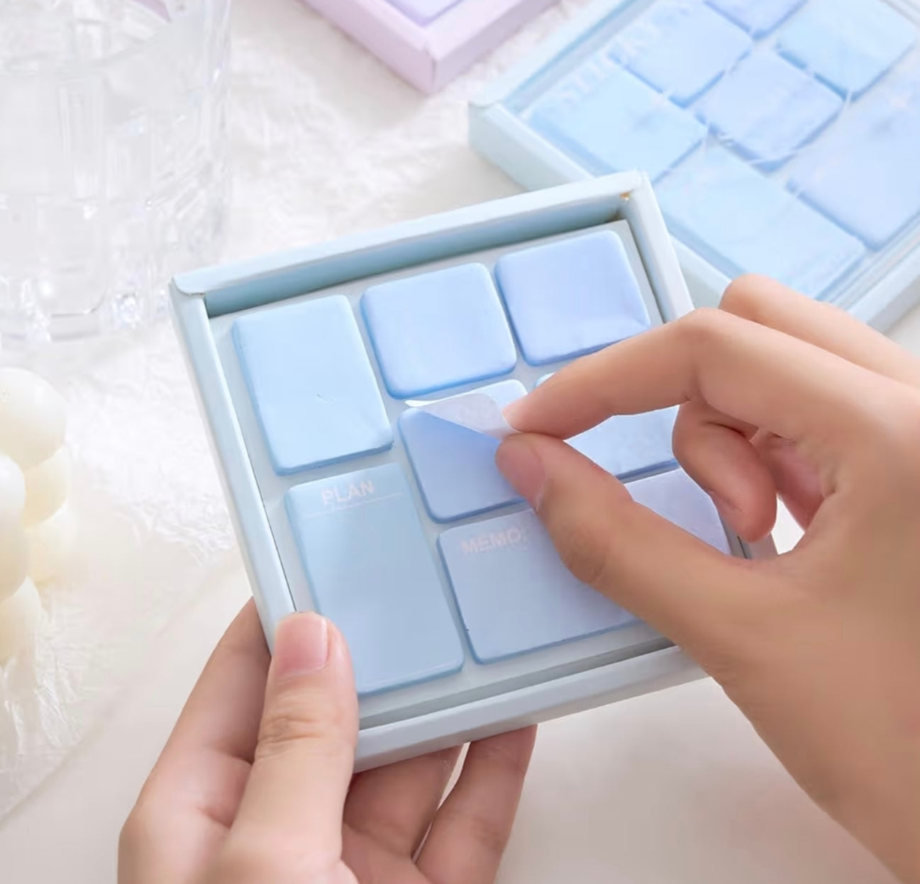 Sticky Note - Pastel Makeup Box (1 Box)