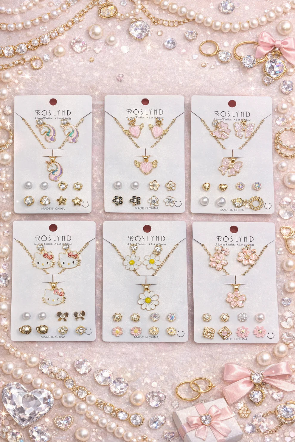 Kawaii Jewellery Set Combo (1 Set)
