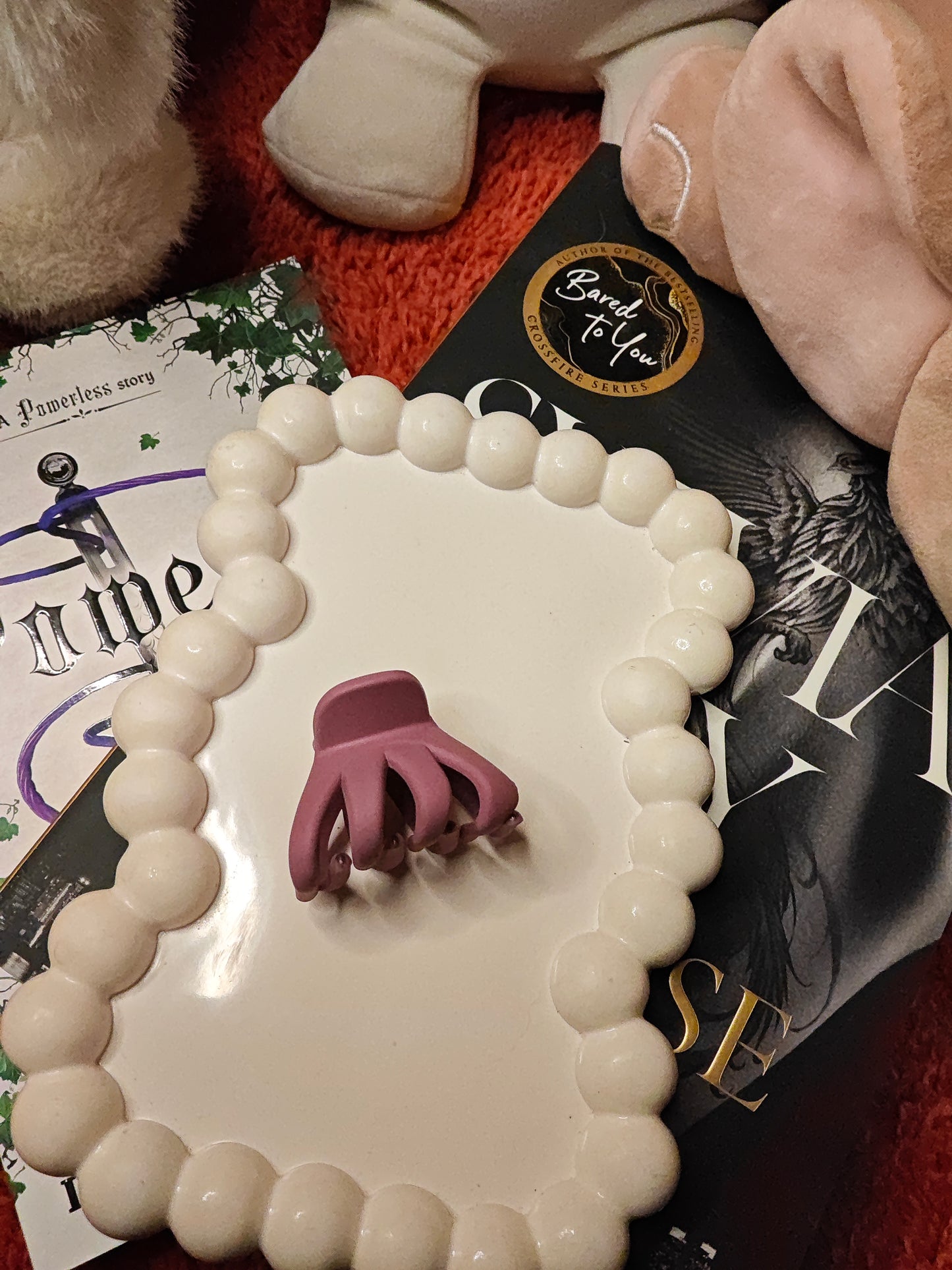 Korean matt hair claw small