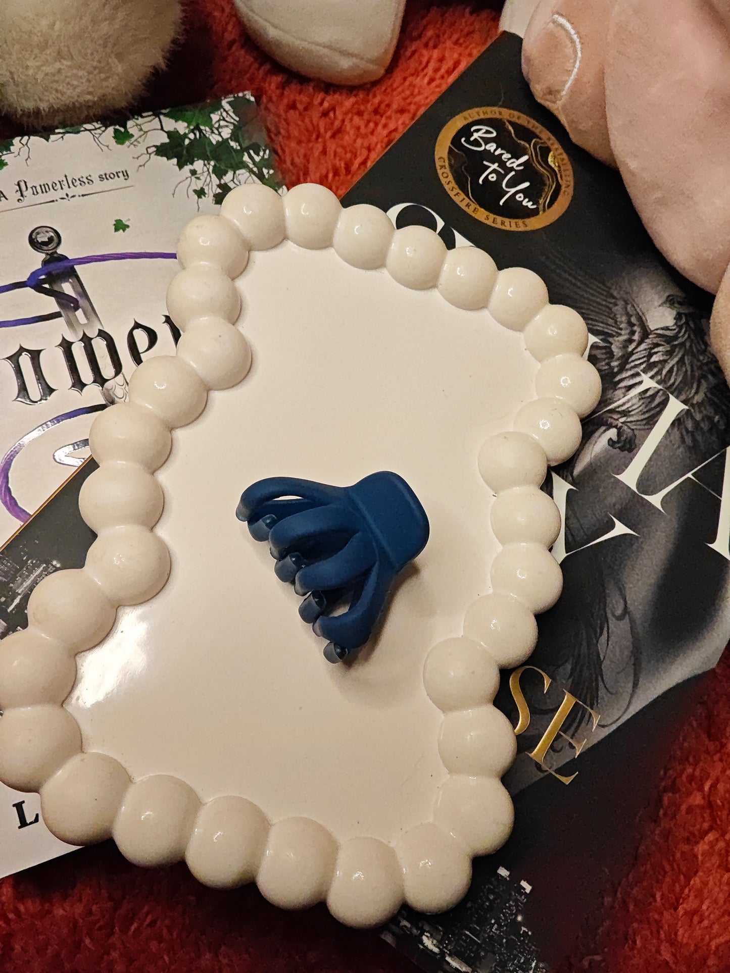 Korean matt hair claw small