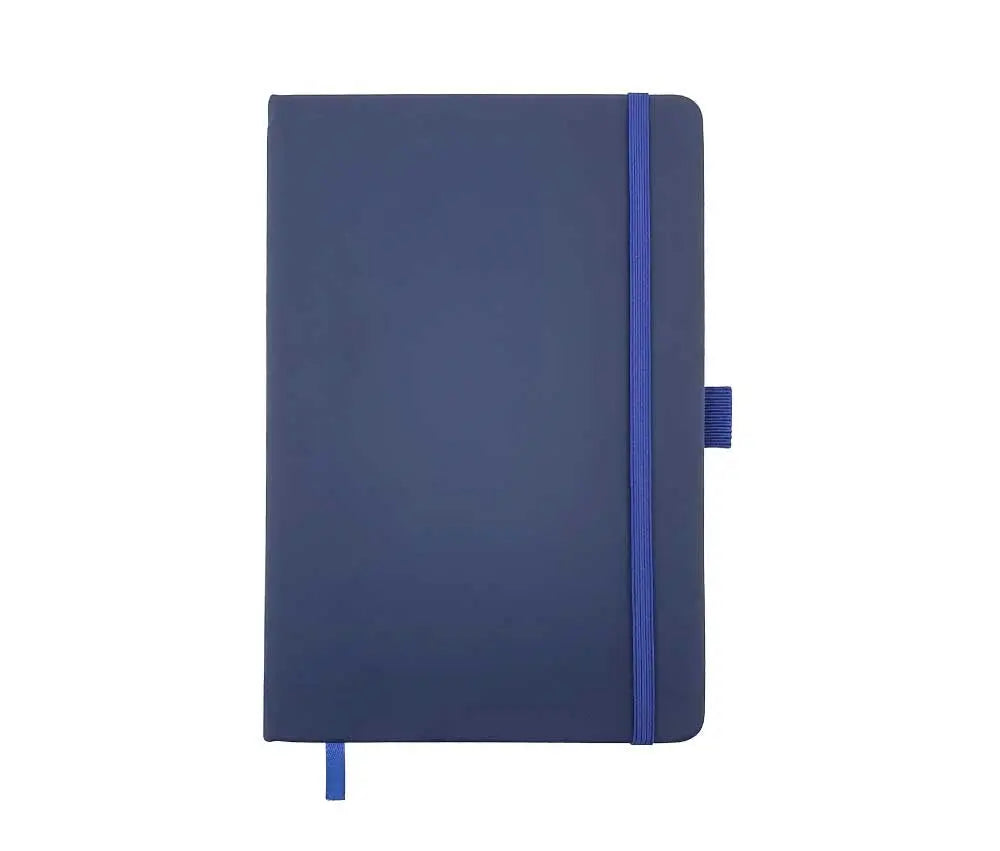 Solid blue colour diary with pen