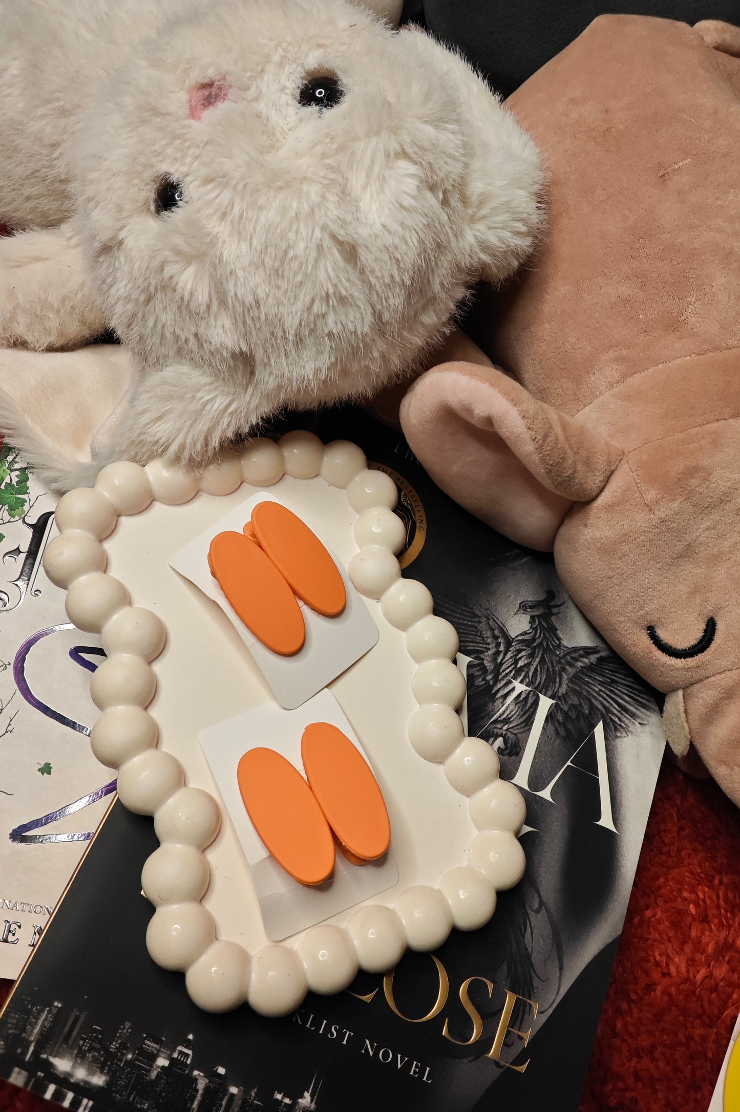 Korean matt hair clips(Set of 2)