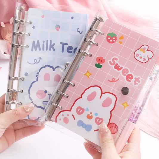A6 Binder Note Cute Character Daily Planner(Random Design)
