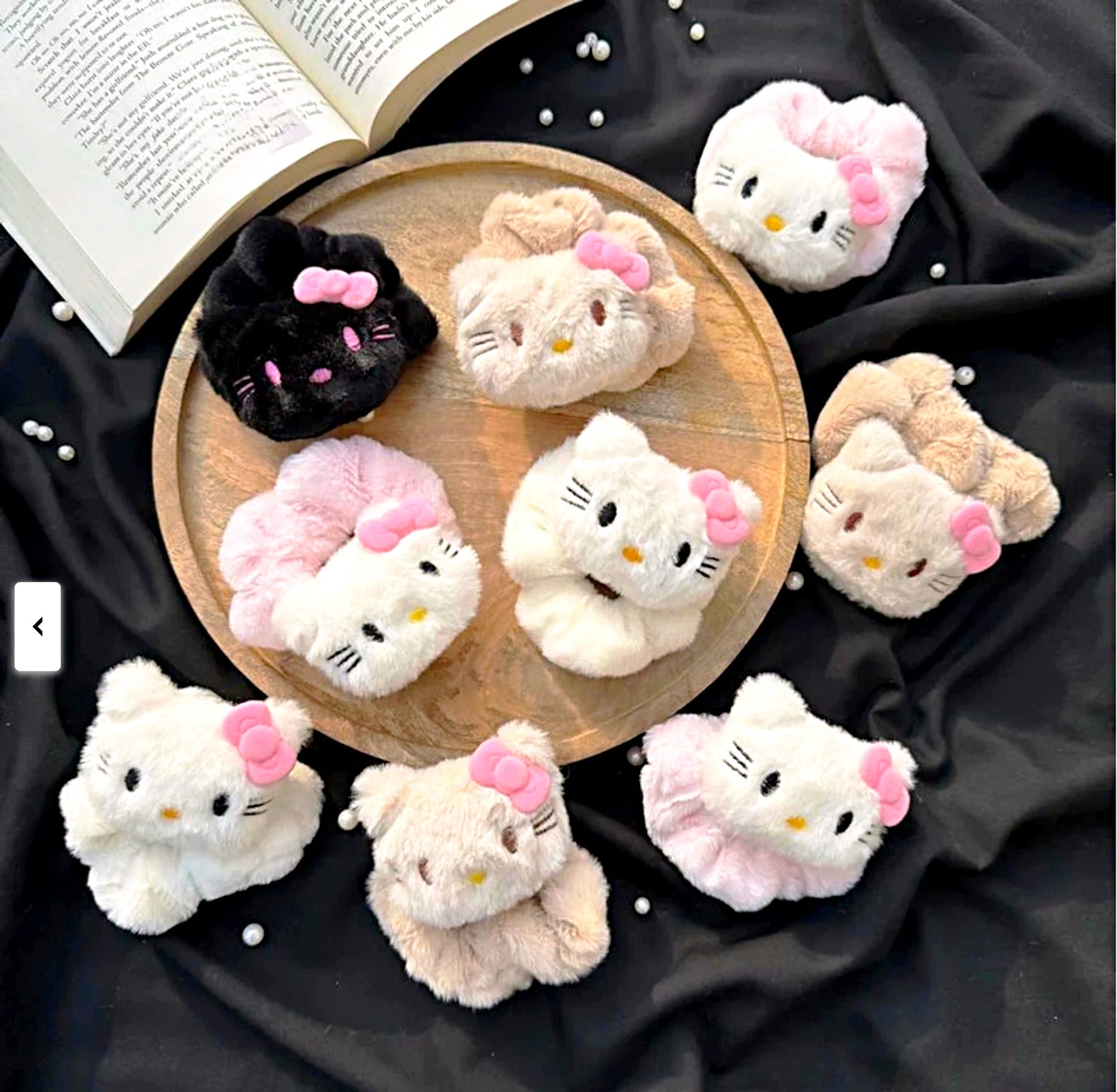 Plush Kitty Hair Scrunchie