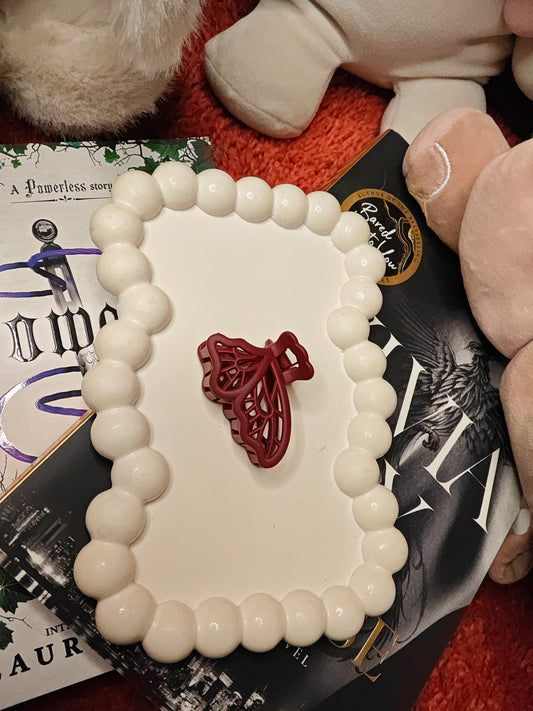 Korean matt hair claw small