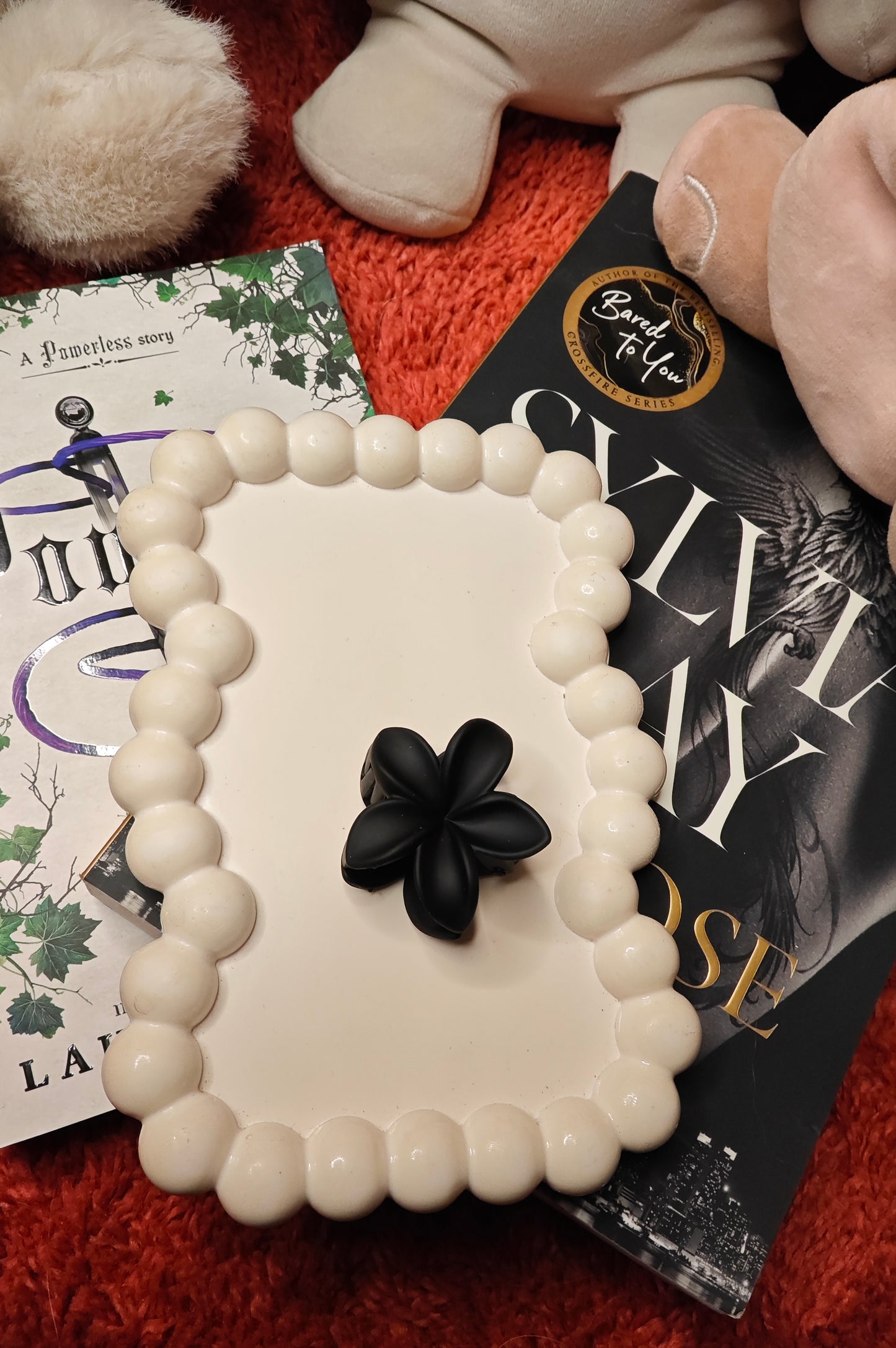 Korean Style matte Flower Hair Claw Small