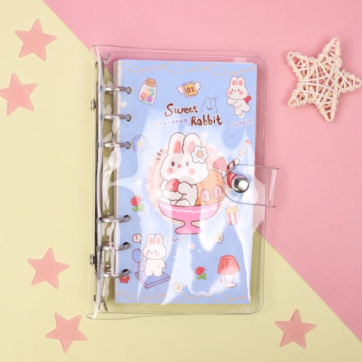A6 Binder Note Cute Character Daily Planner(Random Design)