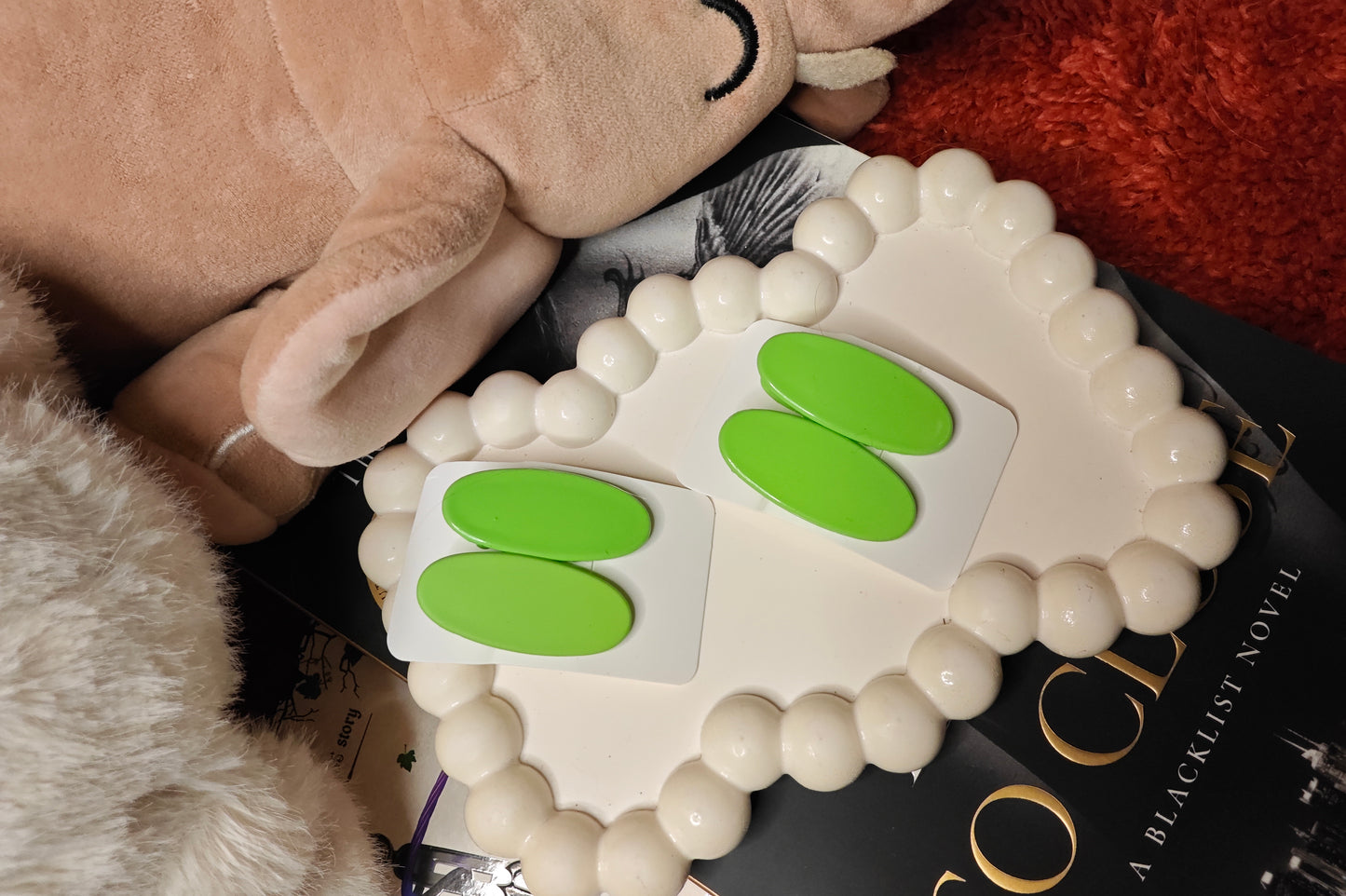 Korean matt hair clips(Set of 2)