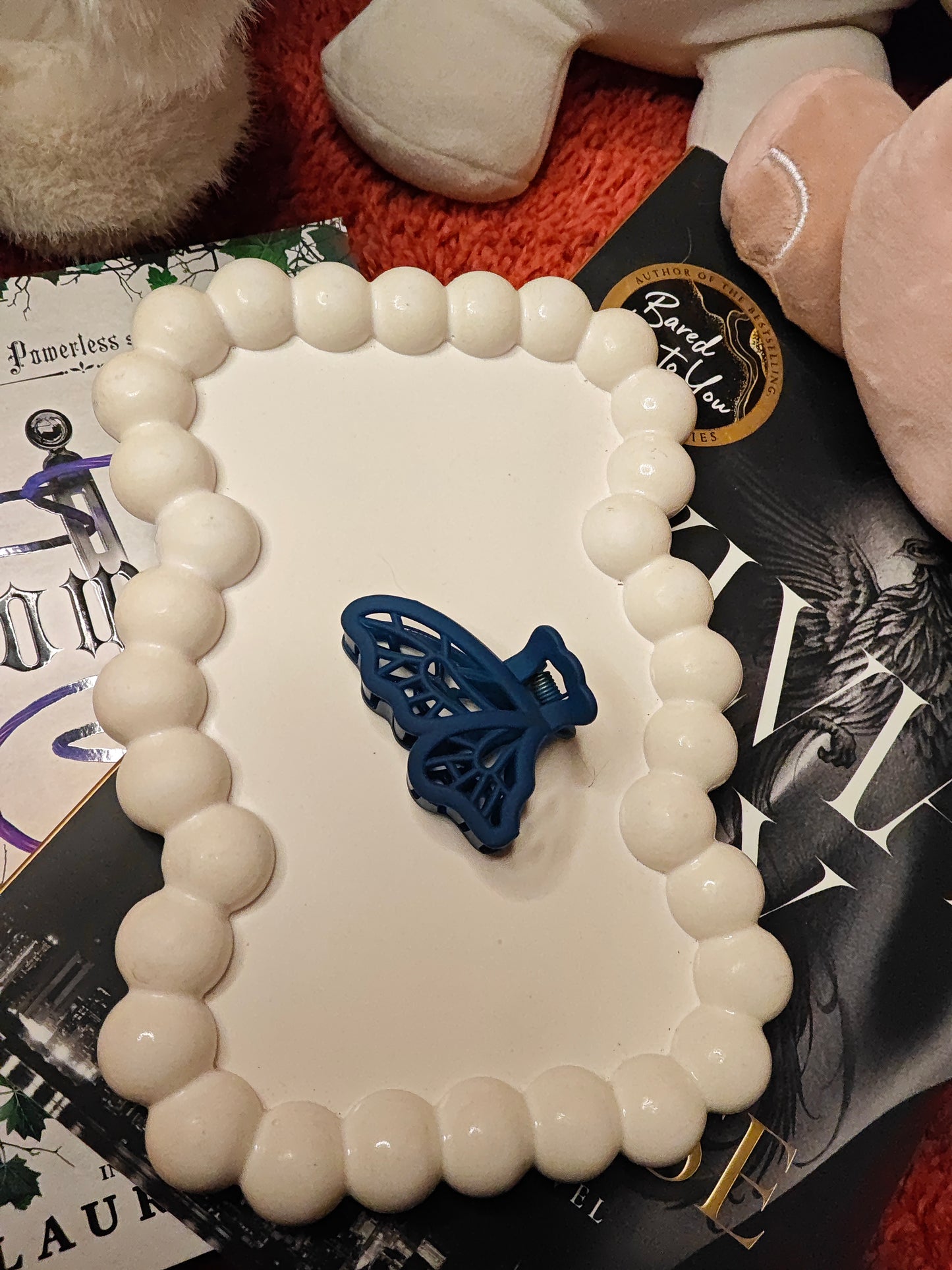 Korean matt hair claw small