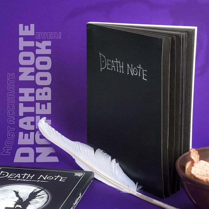 Death Note Anime Cosplay Notebook with feather pen
