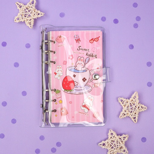 A6 Binder Note Cute Character Daily Planner(Random Design)
