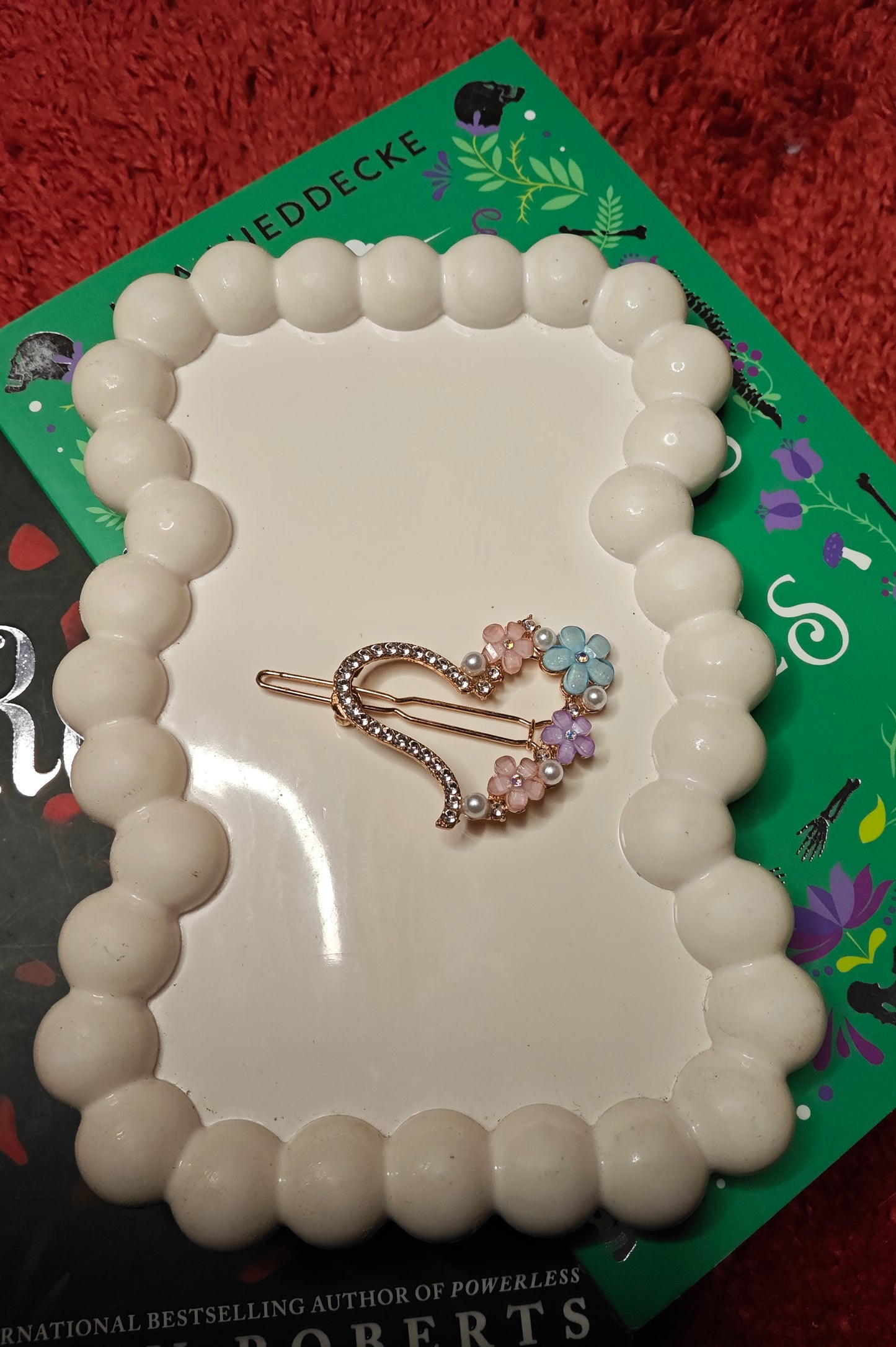 Multi Flower Color Hair Clip 1 Pc