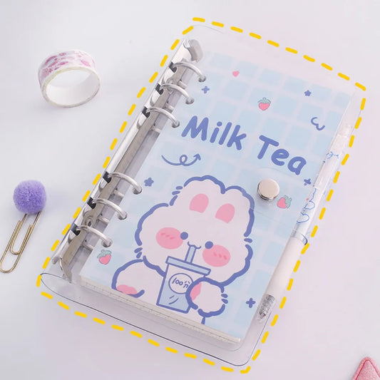 A6 Binder Note Cute Character Daily Planner(Random Design)