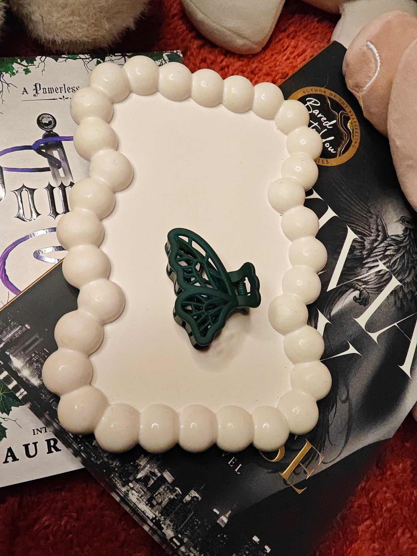 Korean matt hair claw small