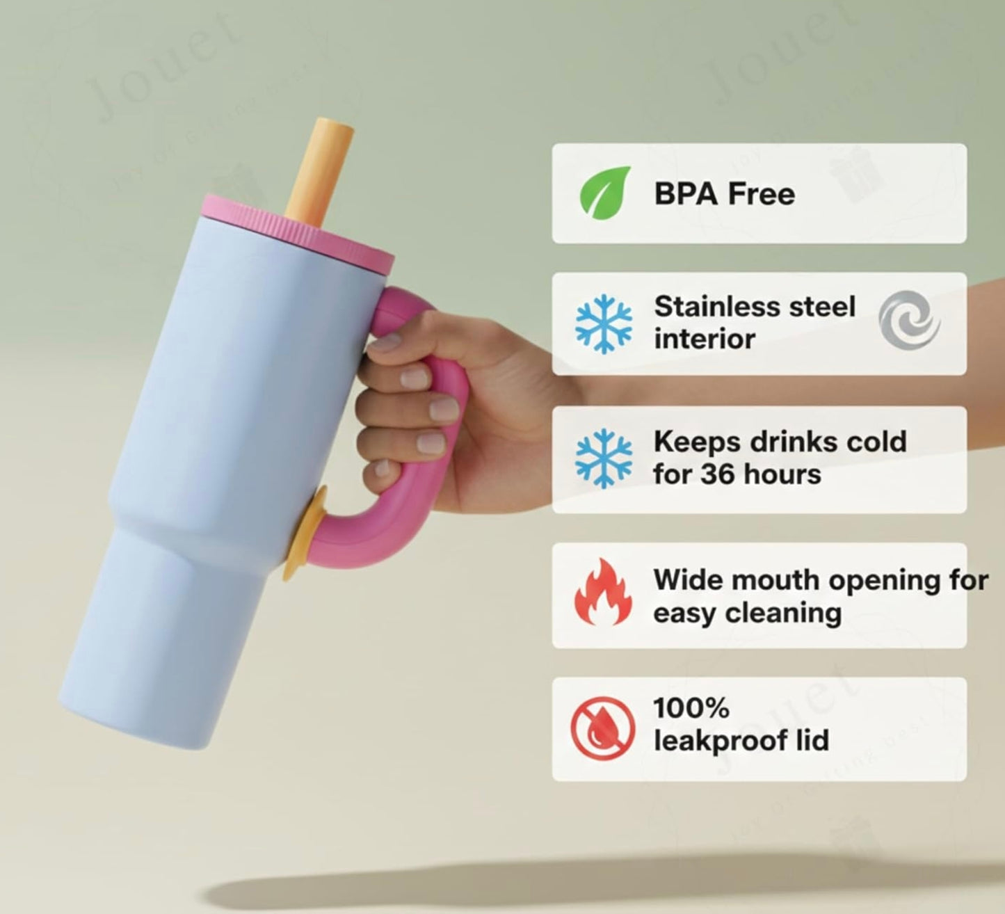 Insulated Stainless Steel Tumbler (1000 ml)