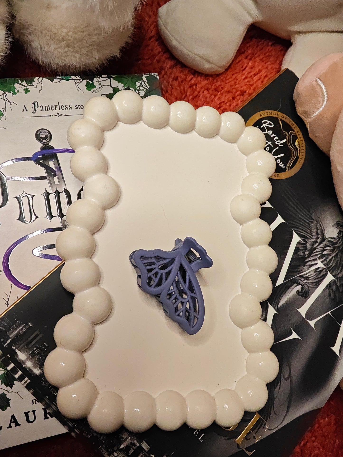 Korean matt hair claw small