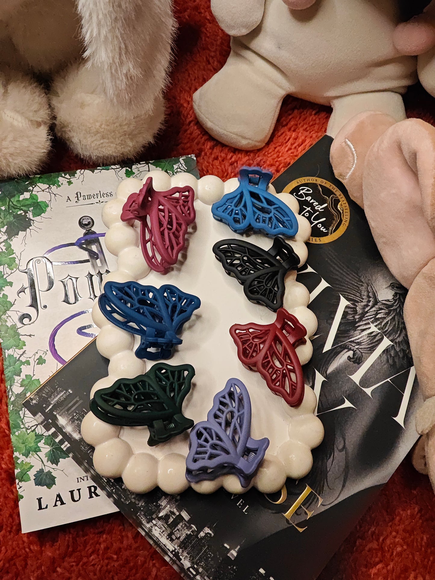 Korean matt hair claw small