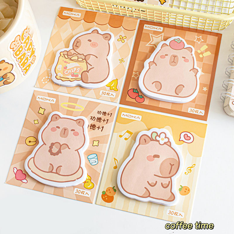 Cute Capybara Sticky Notes (1 Pc)