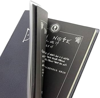 Death Note Anime Cosplay Notebook with feather pen