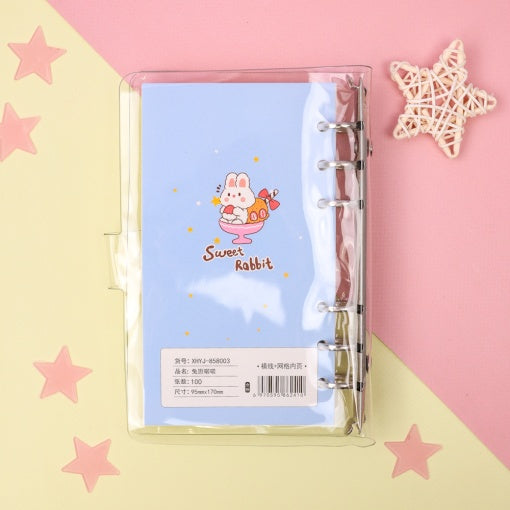 A6 Binder Note Cute Character Daily Planner(Random Design)