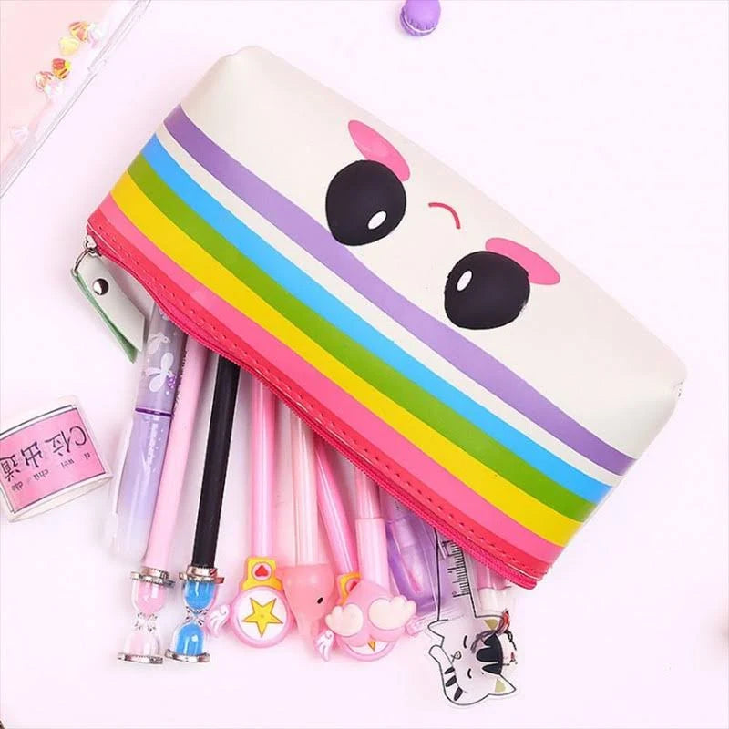 Cute Silicon Pencil Case