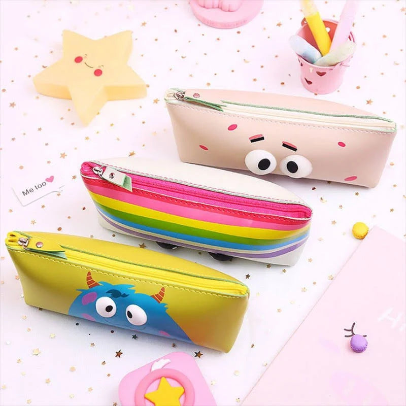 Cute Silicon Pencil Case